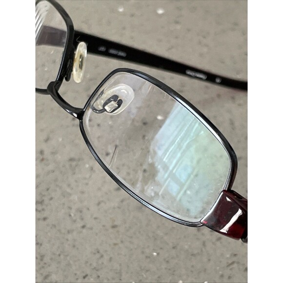 Nike Men's Eyeglasses Frames Only 8060 027 Black/Cherry Rectangular 47[]17 140 - Picture 7 of 8